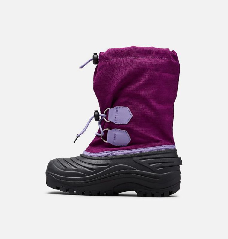 Sorel Youth Super Trooper™ - Kids Snow Boots Purple/Black - 836279SOB